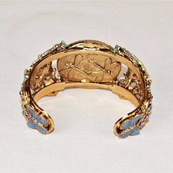 BEAUTIFUL KIRK'S FOLLY RETIRED SEAVIEW CUFF BRACELET - Picture 3 of 5